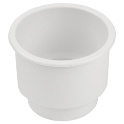 Sea-Dog Flush Mount Combo Drink Holder - White